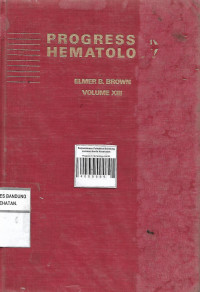 Image of Progress In Hematology Vol.XIII