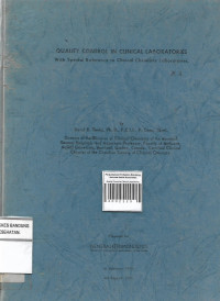 Image of Quality Control In Clinical Chemistry
