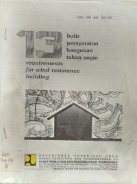 Image of 13 Butir Persyaratan Bangunan Tahan Angin