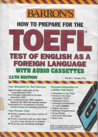 Image of How to Prepare For The TOEFL : Test Of English As a Foreign Language
