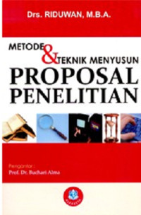 Image of Metode & Teknik Menyusun Proposal Penelitian