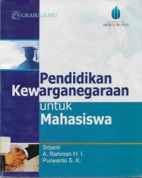 Image of Pendidikan Kewarganegaraan Untuk Mahasiswa