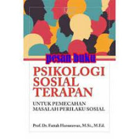 Image of Psikologi Sosial Terapan untuk pencegahan masalah perilaku sosial