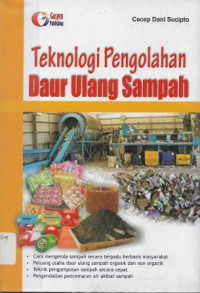 Image of Teknologi Pengolahan Daur Ulang Sampah