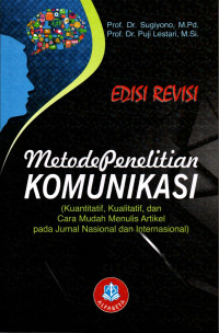 Image of Metode Penelitian Komunikasi