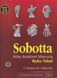 Image of Sobotta atlas anatomi manusia, buku tabel edisi 23