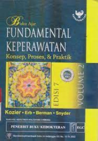 Image of Buku Ajar FUNDAMENTAL KEPERAWATAN konsep, proses, & praktik vol.2